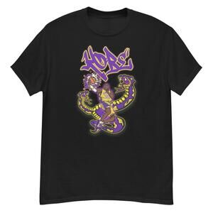 Kobe Bryant Black Mamba Graphic T-Shirt Snake Art Black Tee M New W Tags